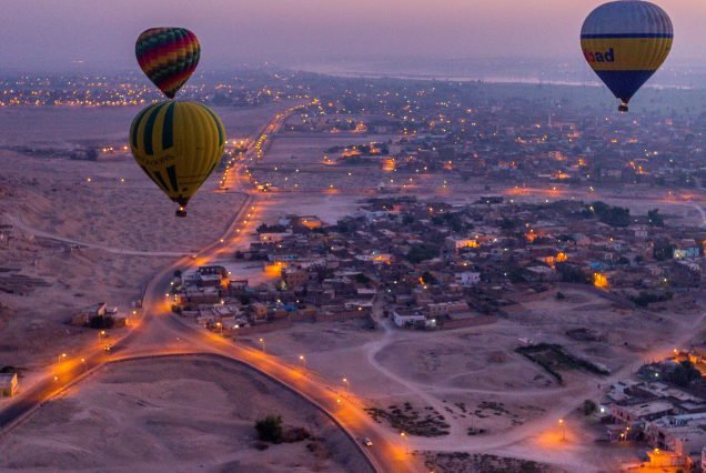 Hot Air Balloon Ride in Luxor